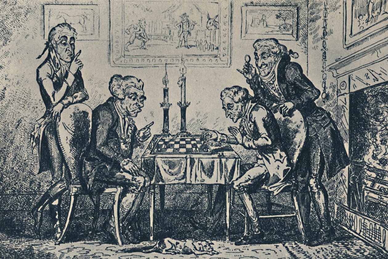 Hra v šachy, 1948 od George Cruikshank