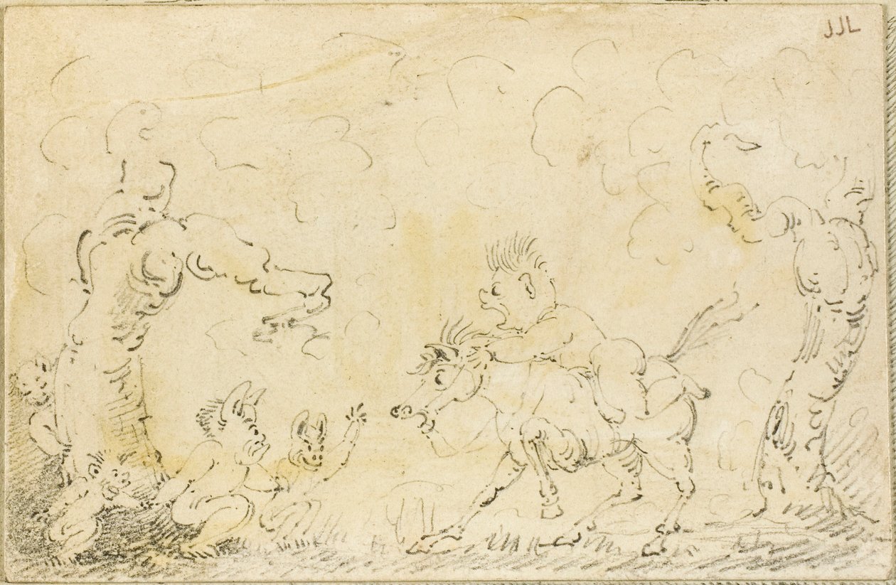 Komická scéna II od George Cruikshank