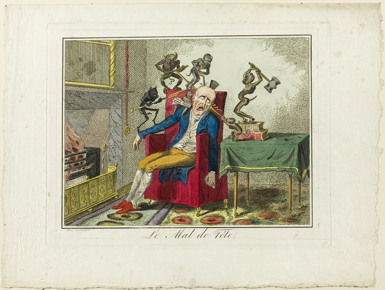 Bolest hlavy od George Cruikshank