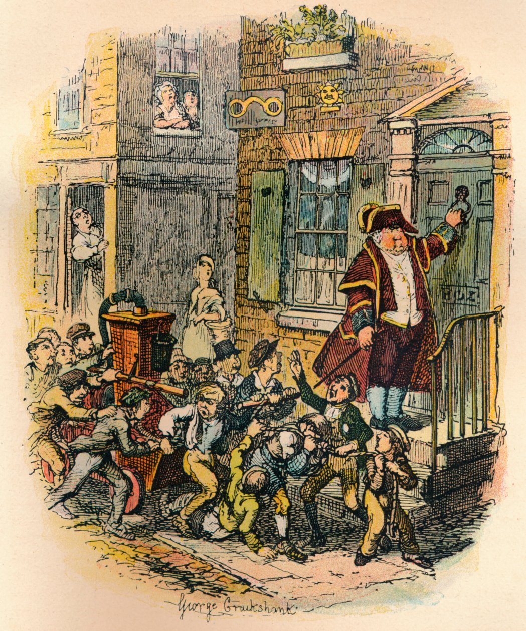 Farní stroj, c1900 od George Cruikshank
