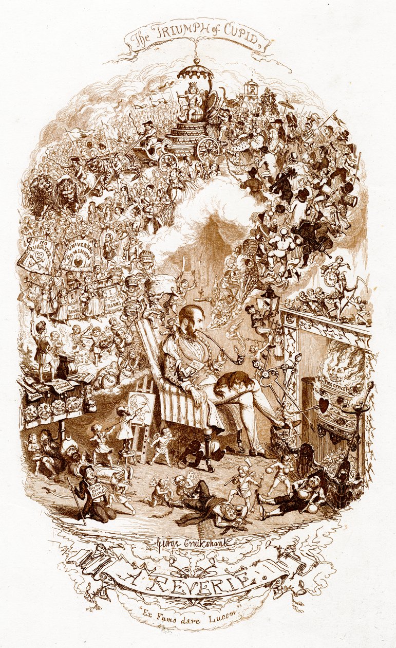 Triumf Amor, 19. století. od George Cruikshank