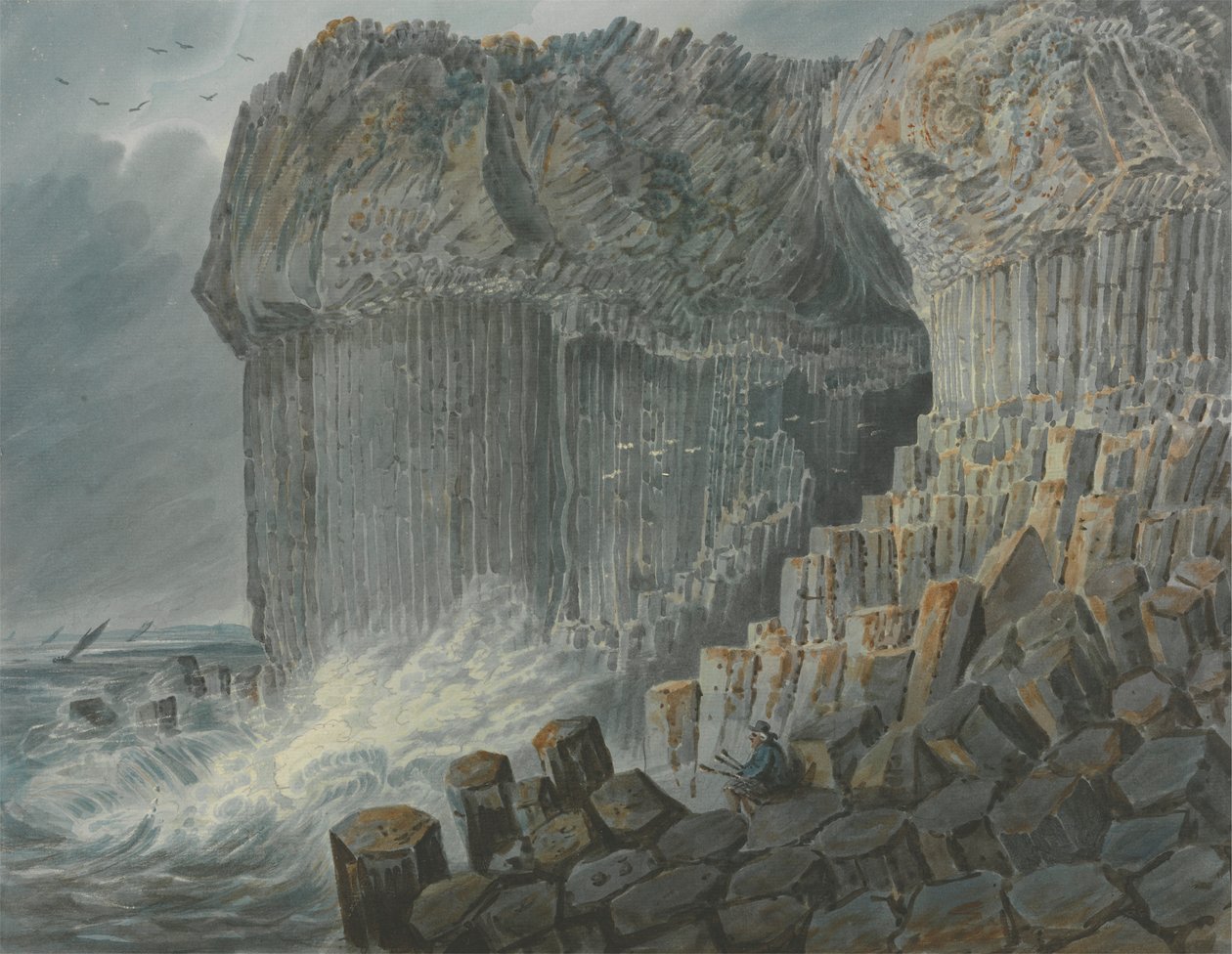 Fingalova jeskyně, Staffa od George Cuitt