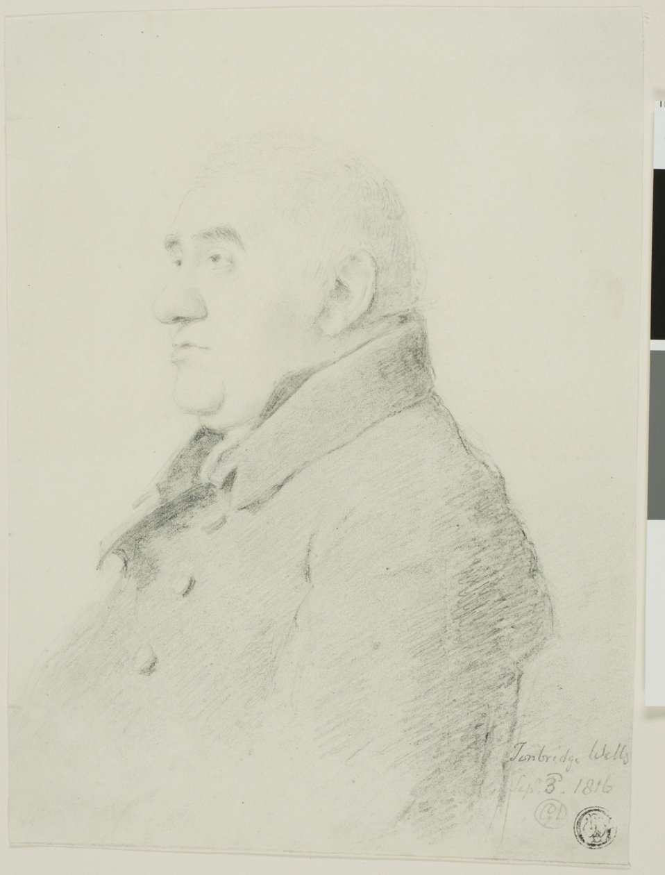 Portrét gentlemana od George Dance II