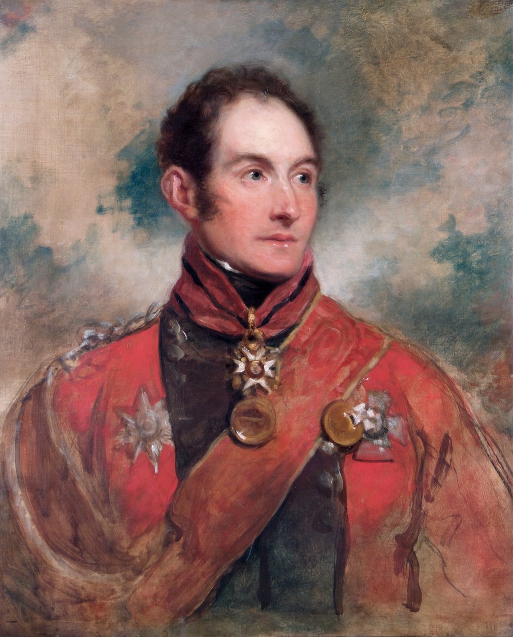 Generálporučík Sir Edward Barnes G.C.B. od George Dawe