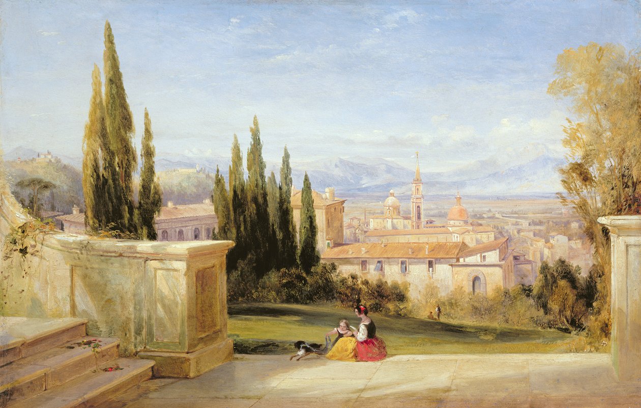 Italská krajina od George Edwards Hering