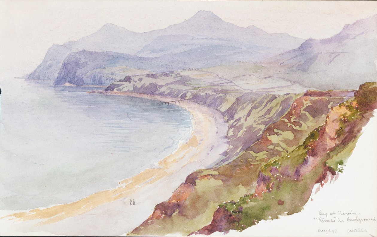 Bay at Nevin, Wales, 1899. od George Elbert Burr