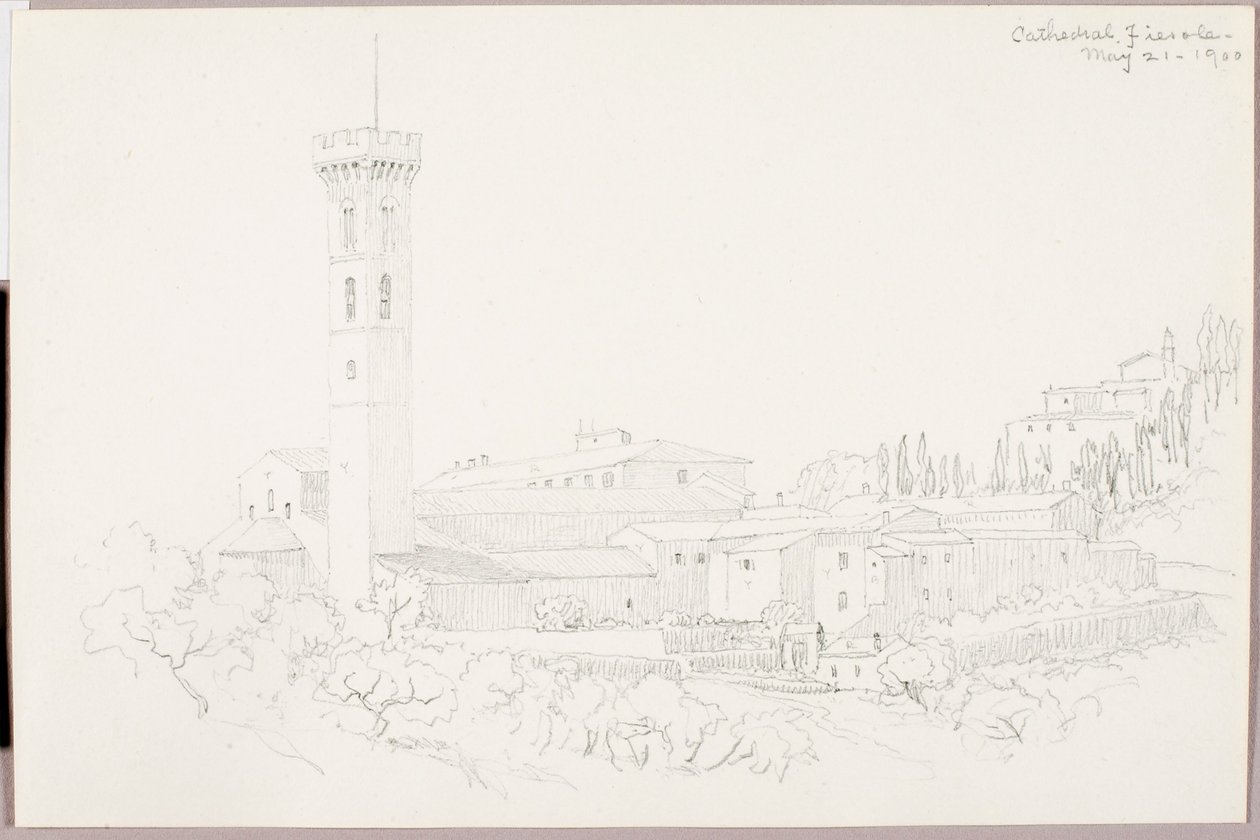 Katedrála, Fiesole od George Elbert Burr