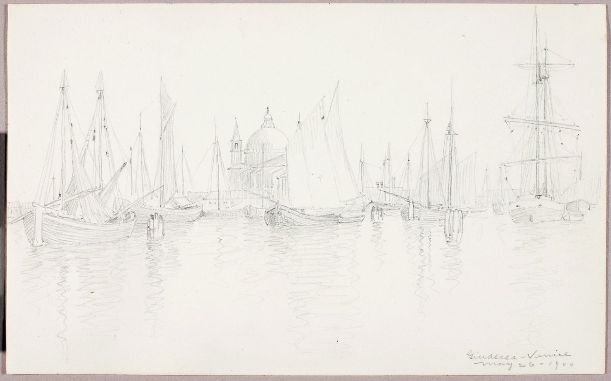 Giudecca--Benátky od George Elbert Burr