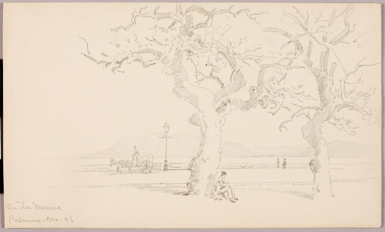 V přístavu, Palermo od George Elbert Burr