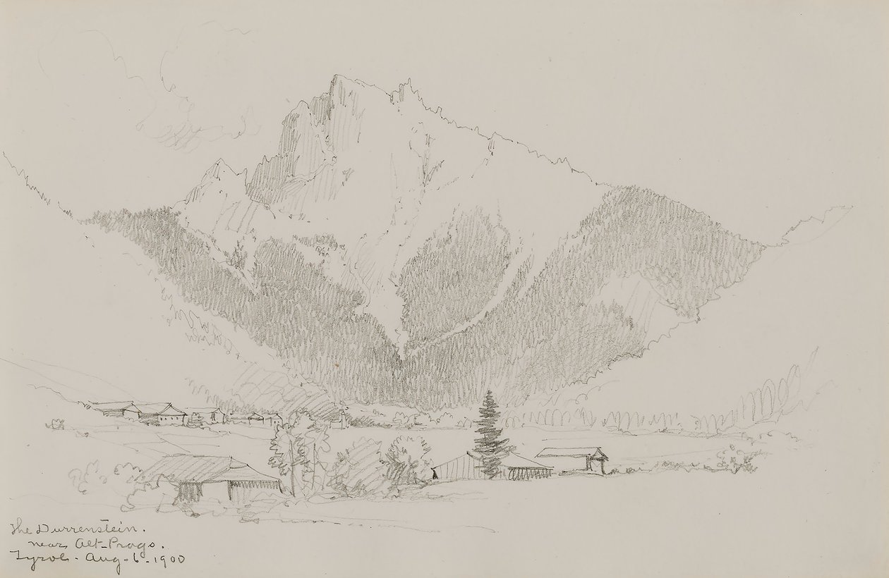 Dürrenstein, u Alt-Prags, Tyrolsko od George Elbert Burr