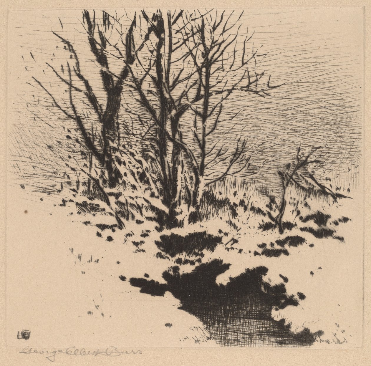 První sníh (č.2) od George Elbert Burr