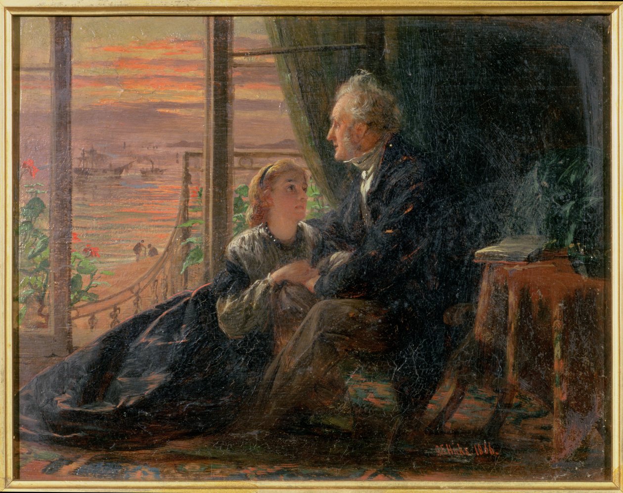 Večerníčky, 1866 od George Elgar Hicks