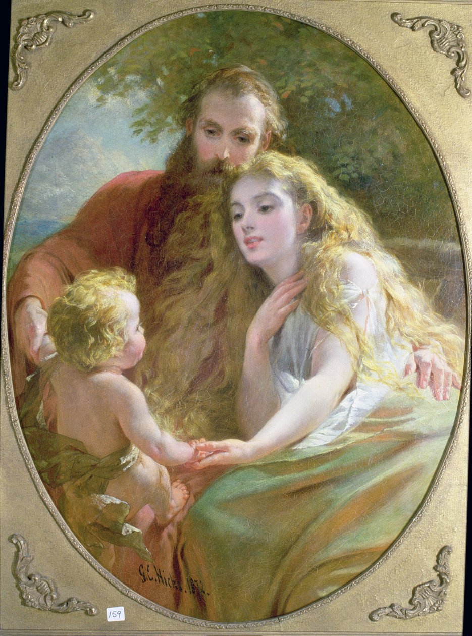 Rodičovství, 1872 od George Elgar Hicks