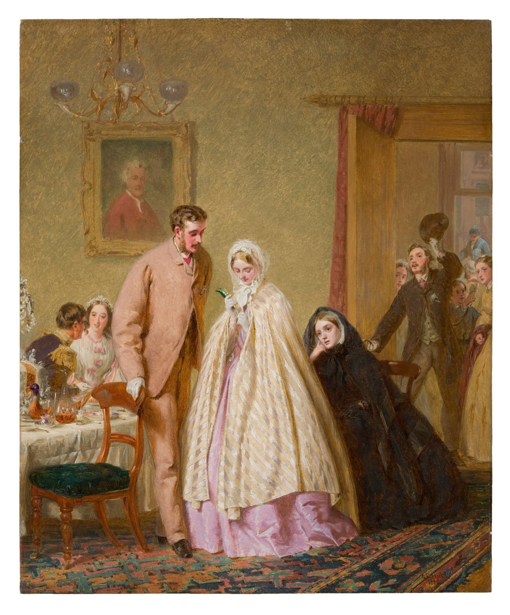 Svatební snídaně, 1862 od George Elgar Hicks