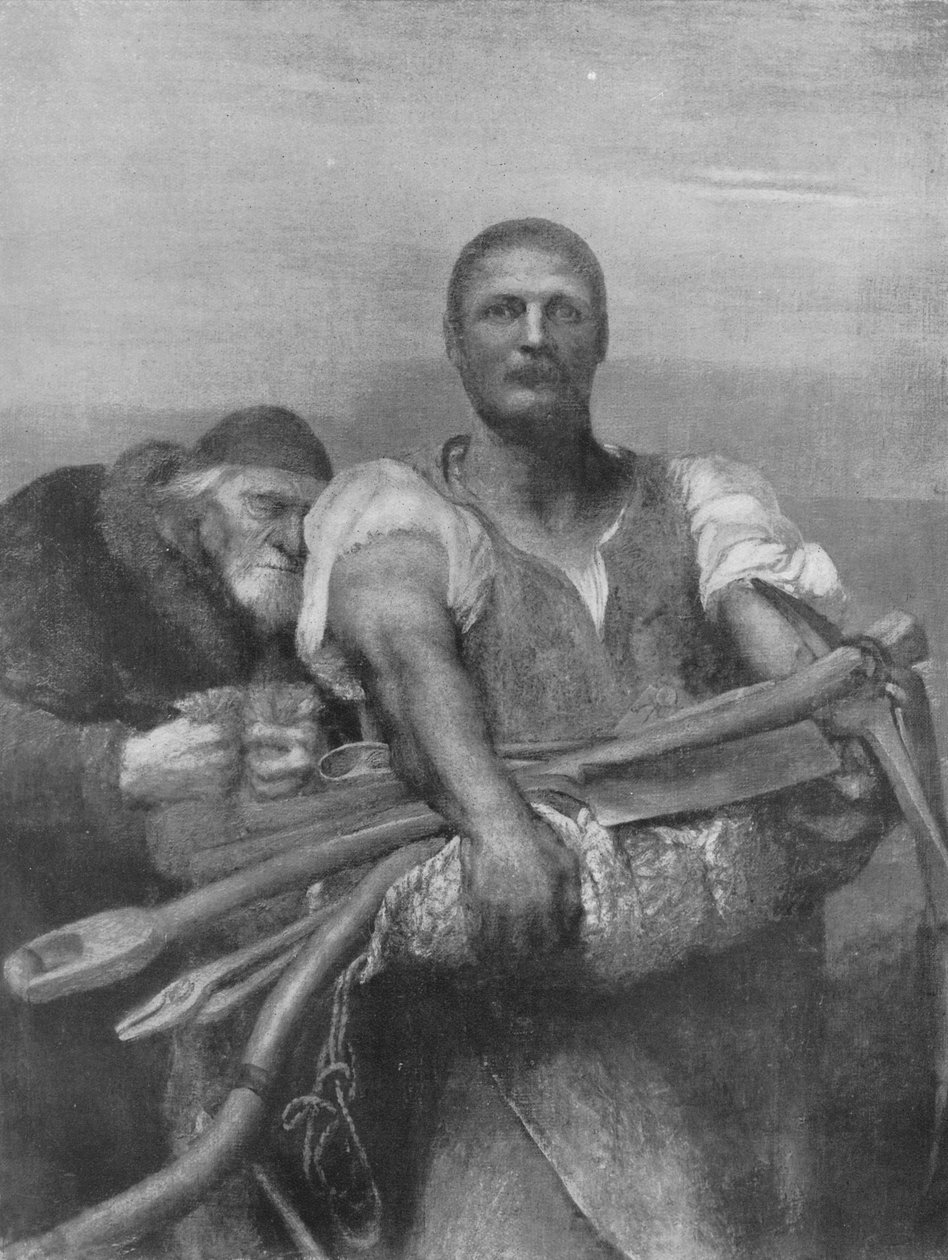 Průmysl a chamtivost, c1900, 1917 od George Frederick Watts