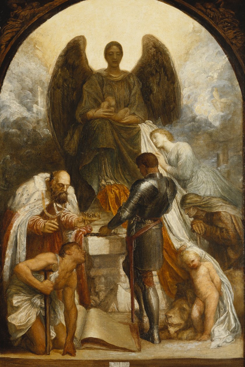 Anděl smrti, od George Frederick Watts