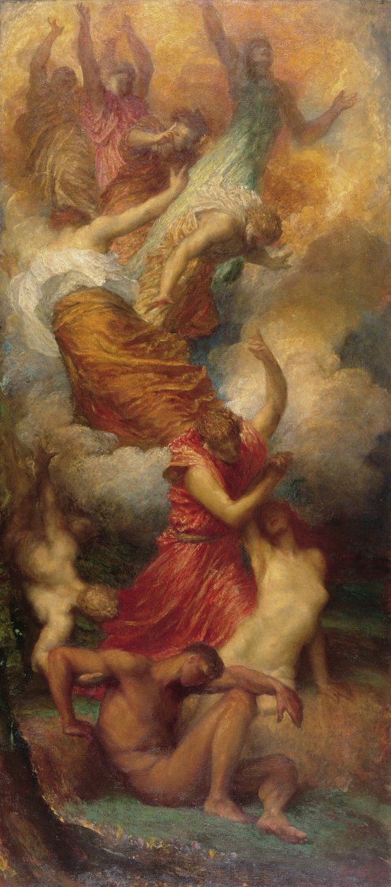 Stvoření Evy, c.1865-99 od George Frederick Watts