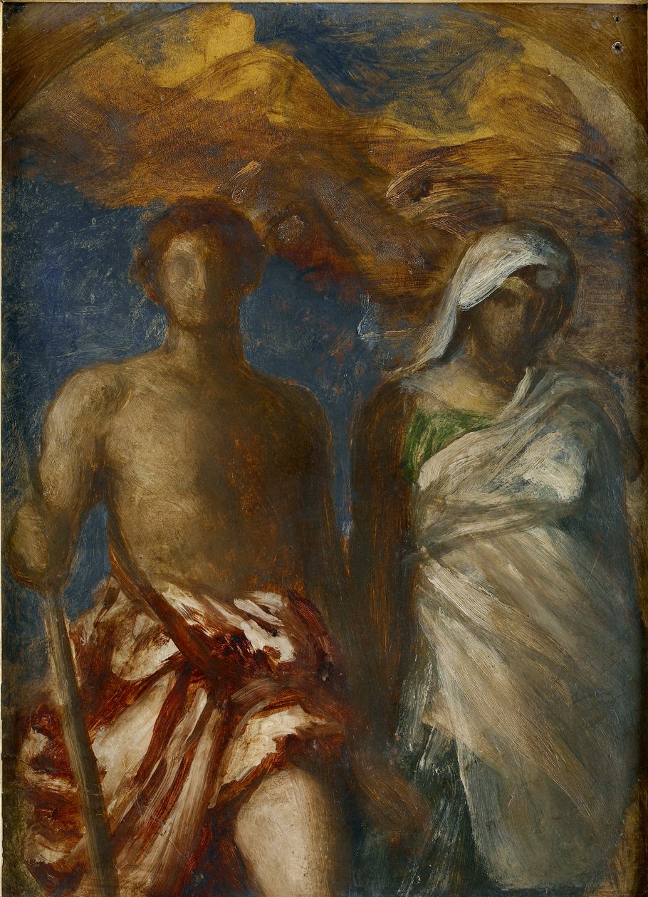 Čas a smrt, c1868 od George Frederick Watts