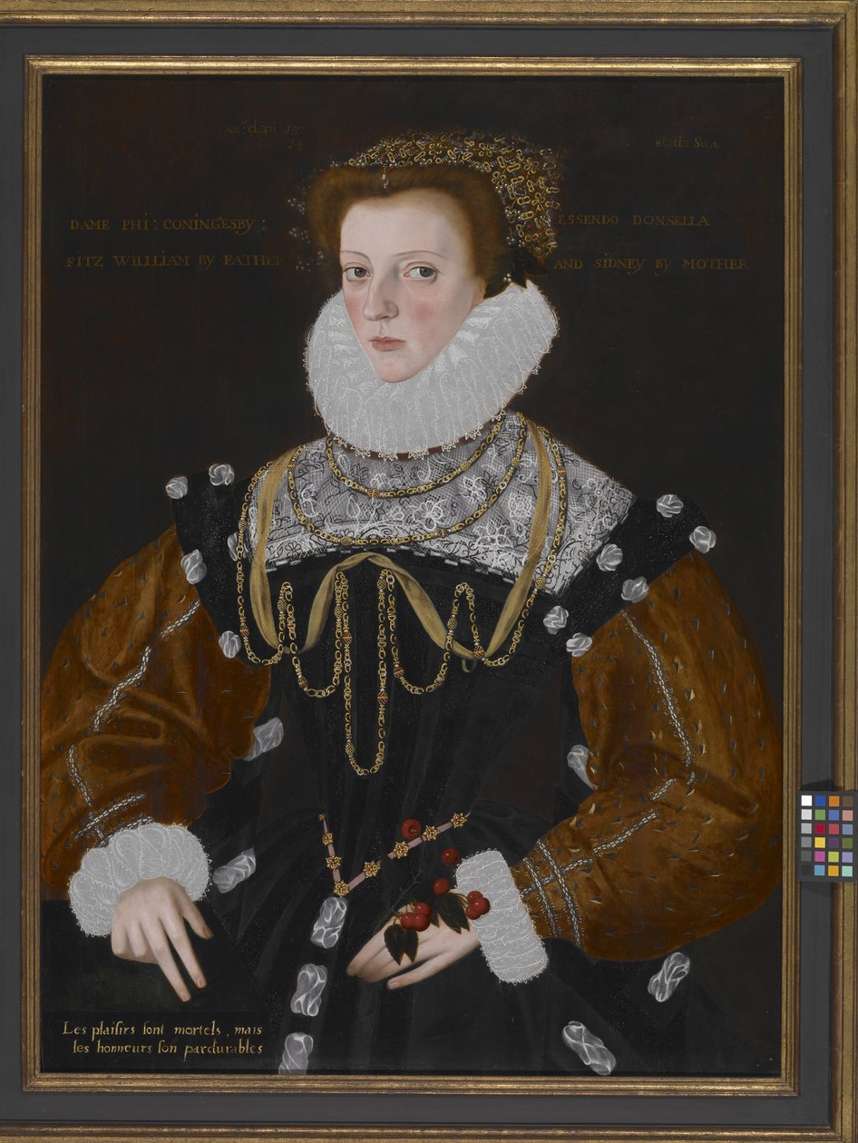 Lady Philippa Coningsby (olej na dřevě) od George Garrard