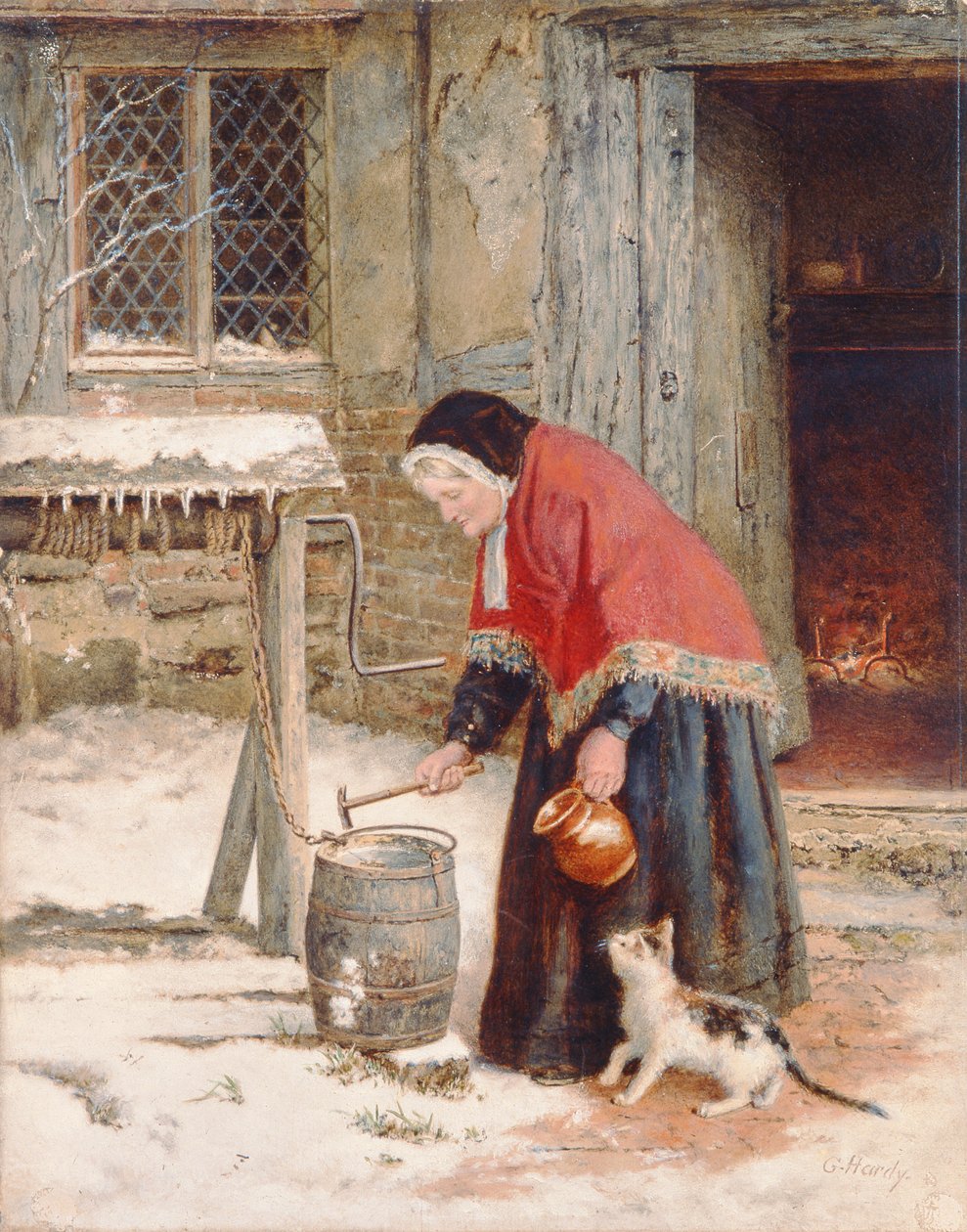 Zimní ráno od George Hardy