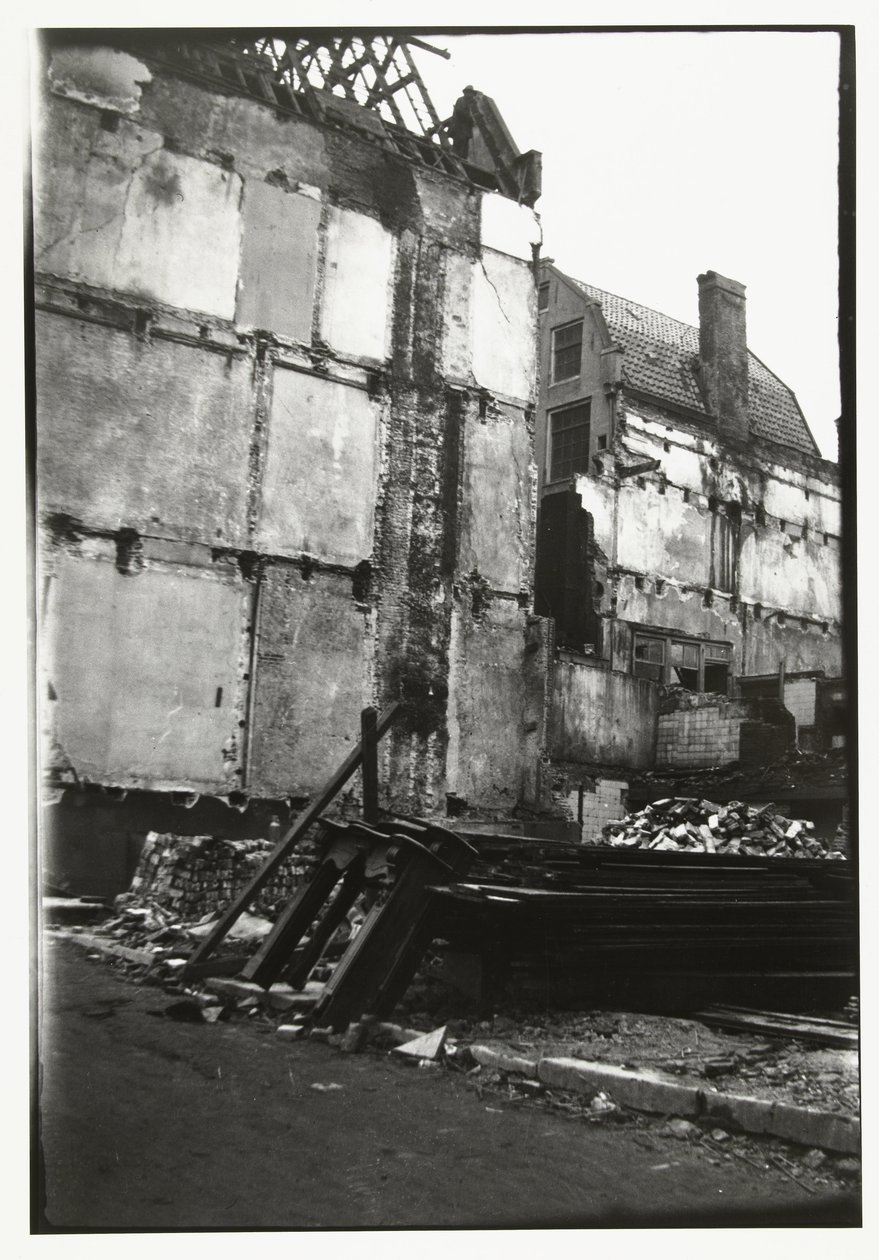 Demolice v amsterdamské ulici od George Hendrik Breitner