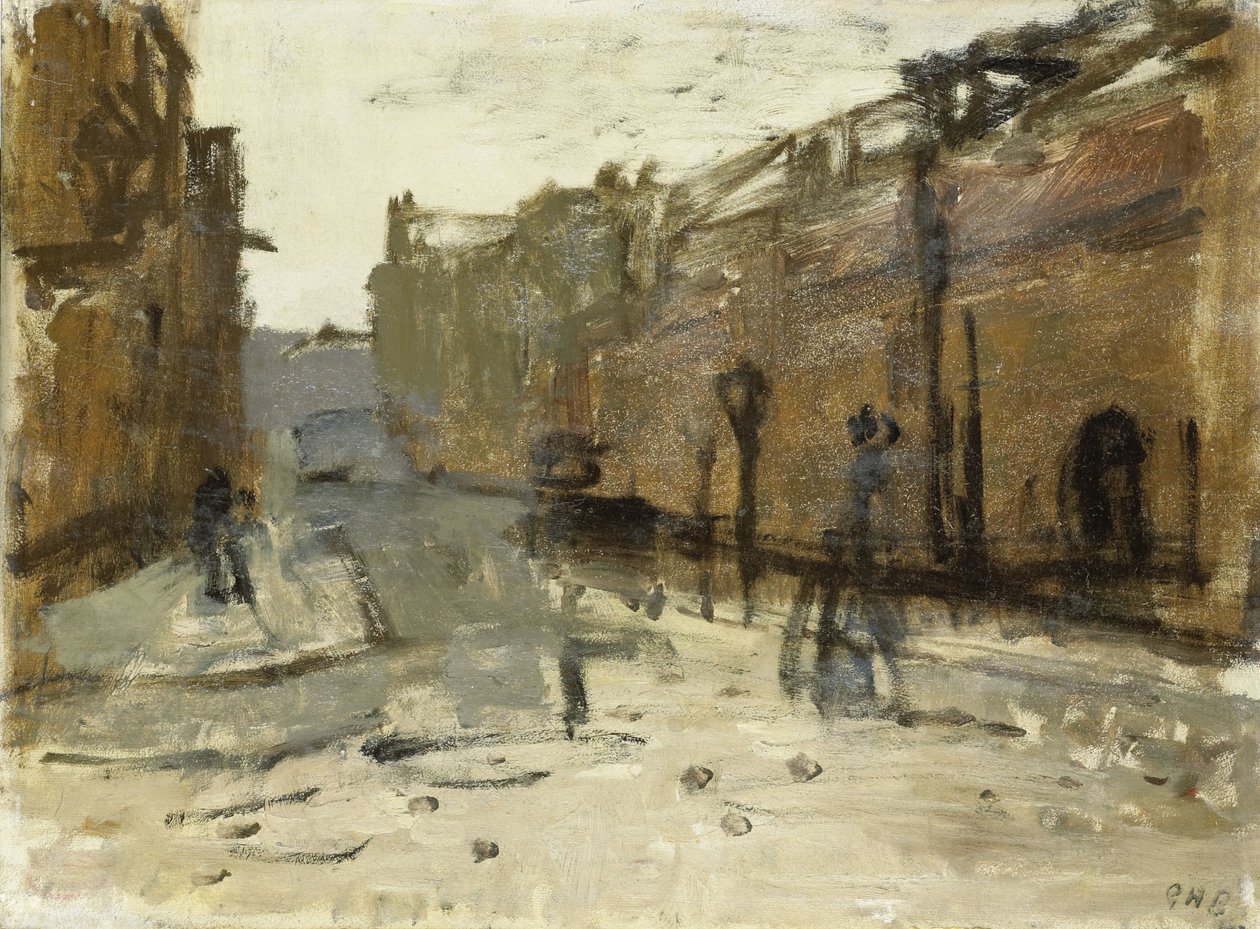 Práce v Rotterdamu od George Hendrik Breitner