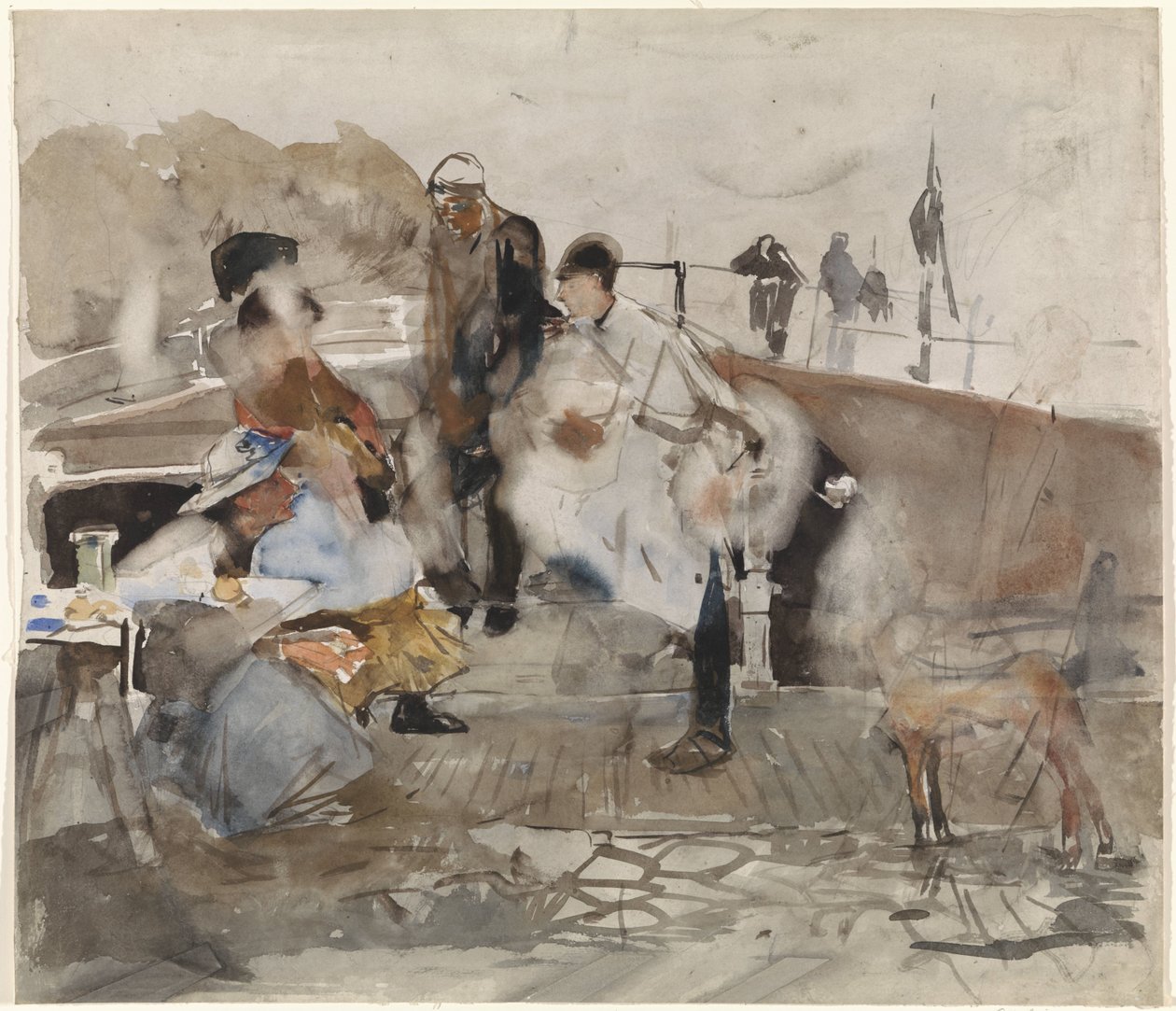 Společnost na lodi od George Hendrik Breitner
