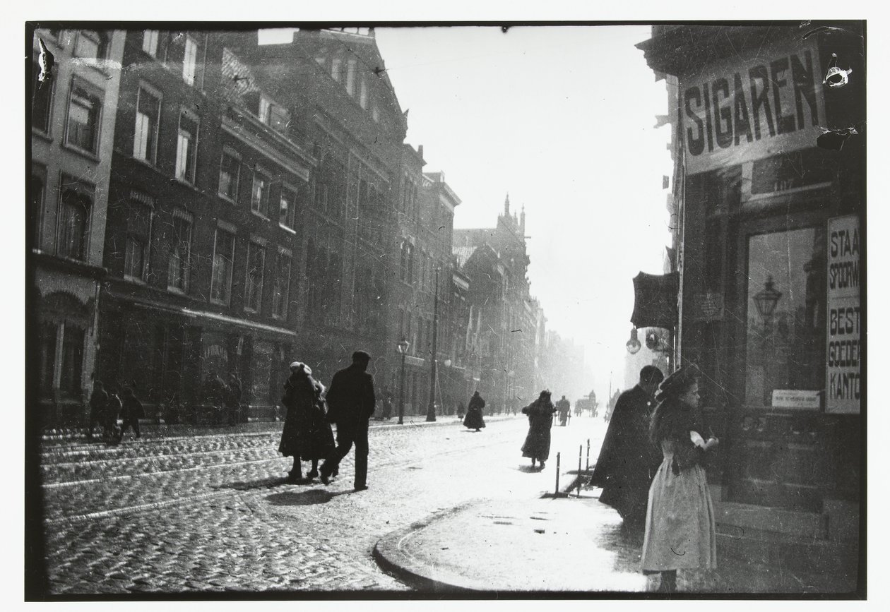 Pohled na ulici v Rotterdamu od George Hendrik Breitner