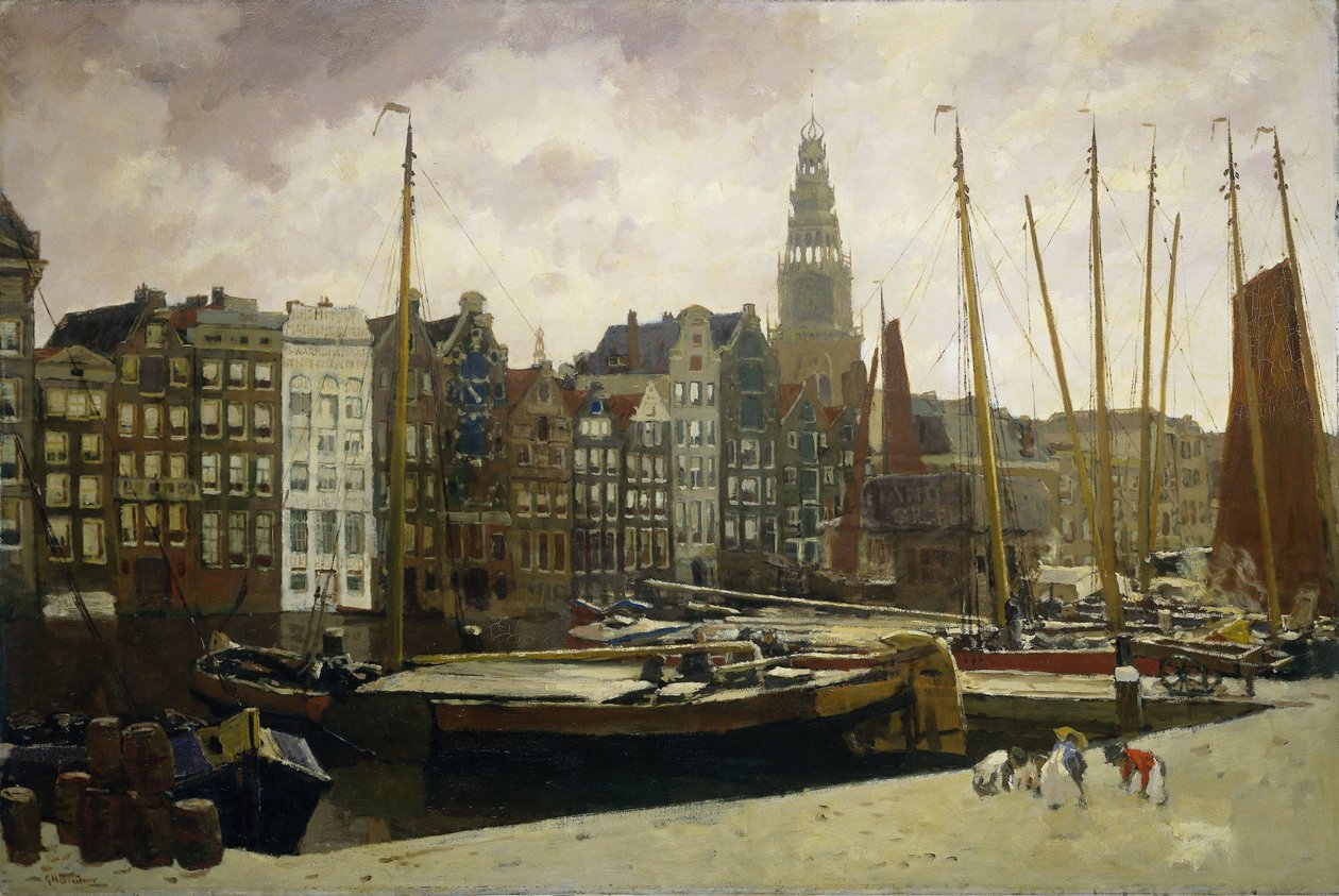 Damrak, Amsterdam od George Hendrik Breitner