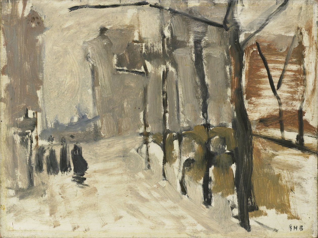 Pohled do Haagu (?) od George Hendrik Breitner