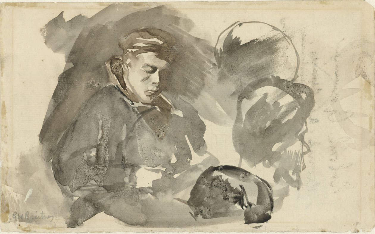 sedící chlapec od George Hendrik Breitner