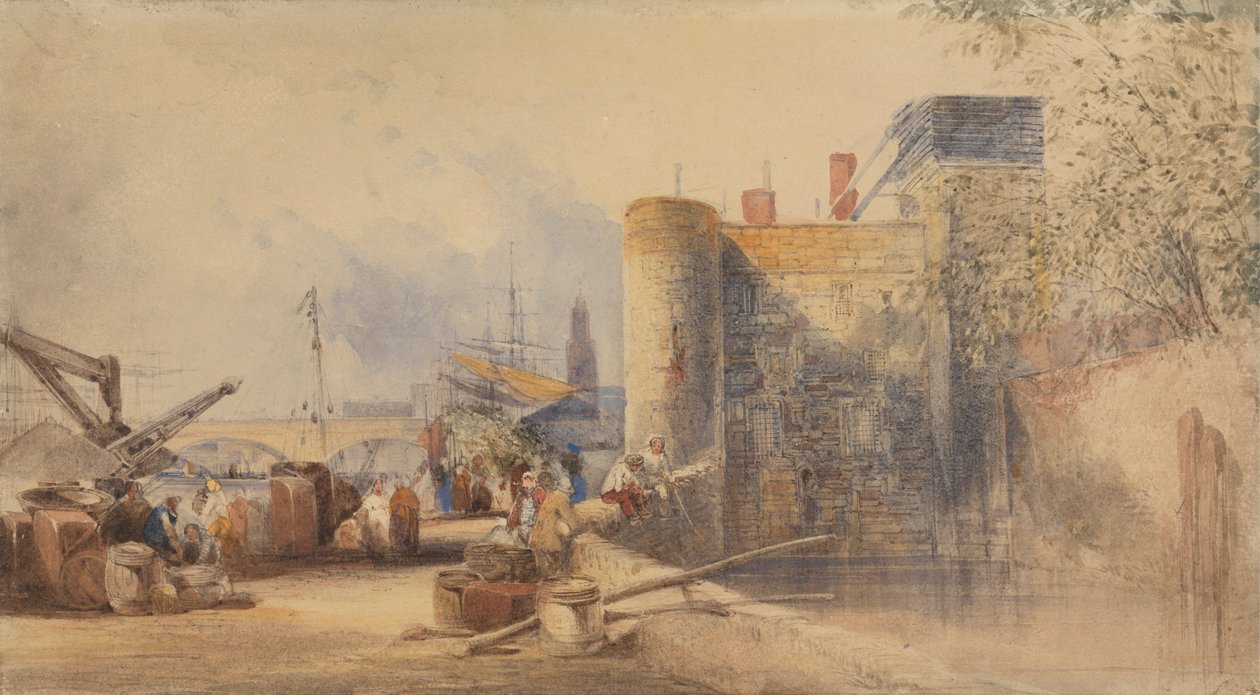 Příkop v Tower of London od George Howse