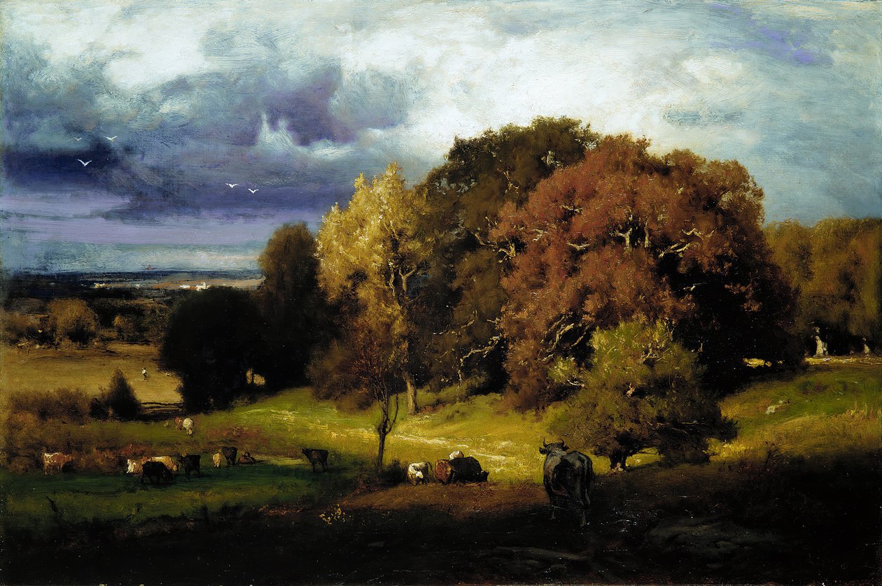 Autumn Oaks, ca. 1878. od George Inness