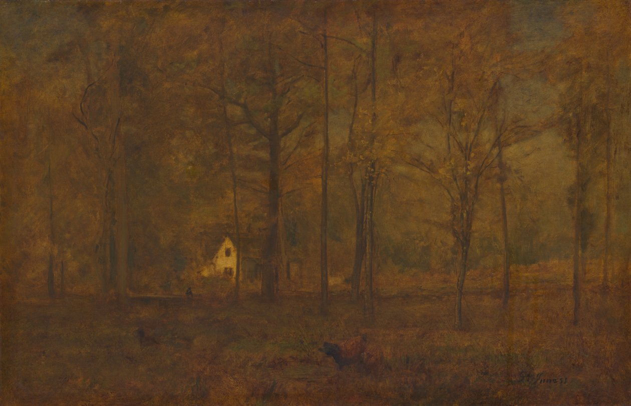 Podzimní lesy od George Inness