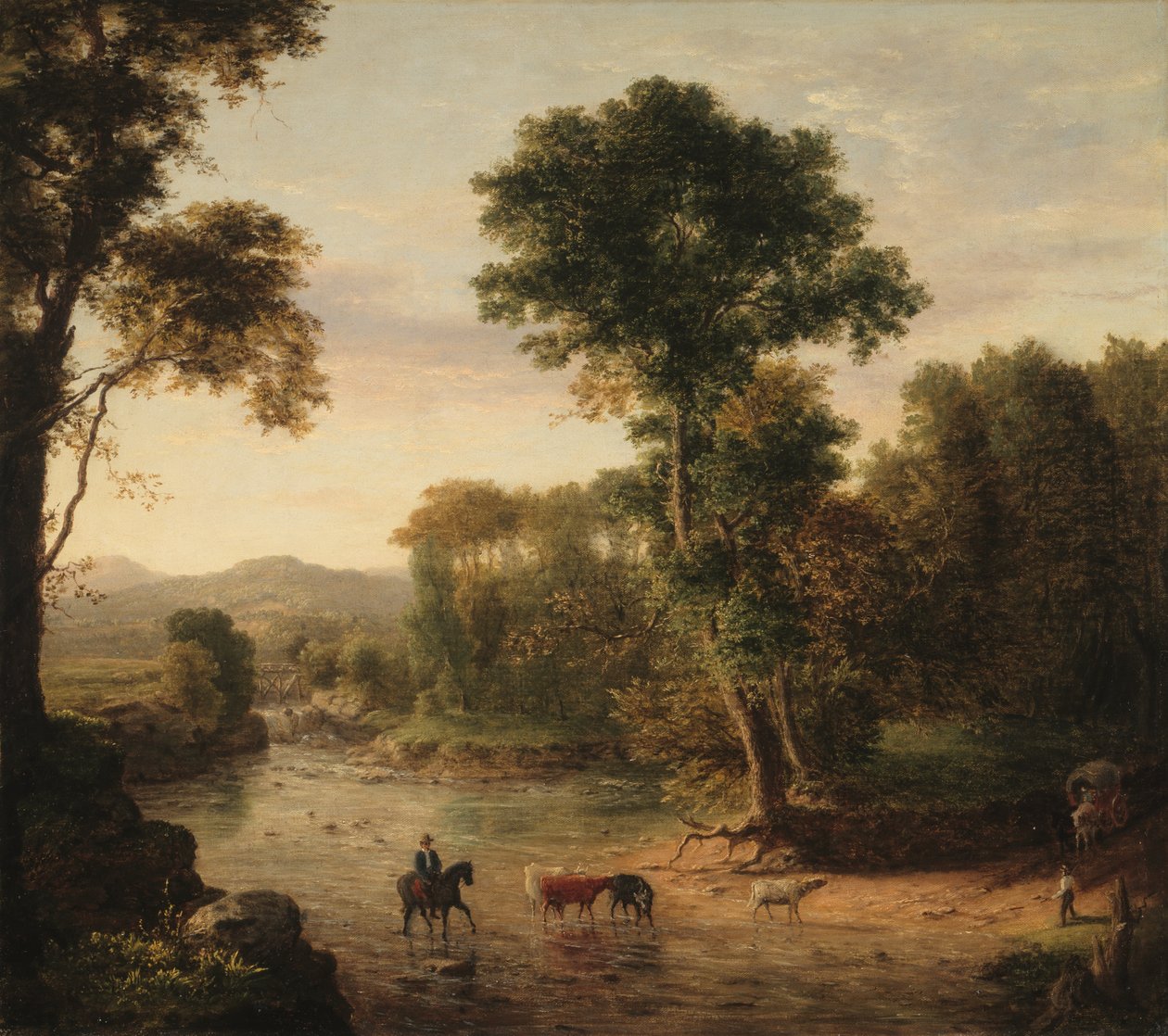 Přechod přes Ford, 1848. od George Inness
