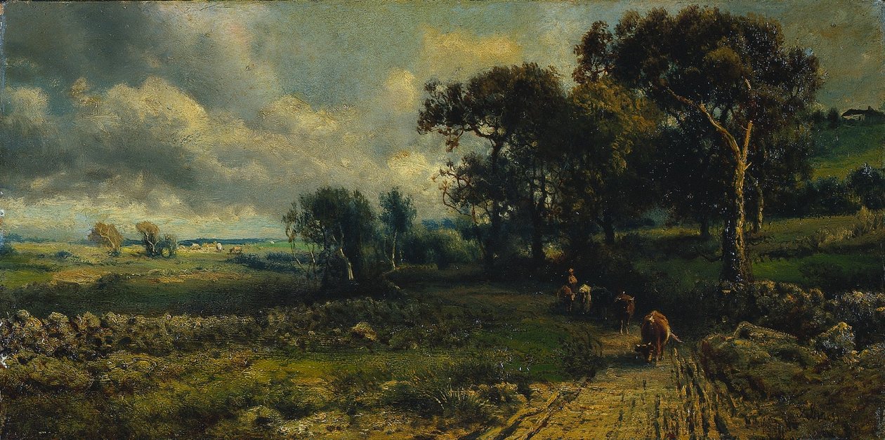 Fleecy Clouds, 1881. od George Inness