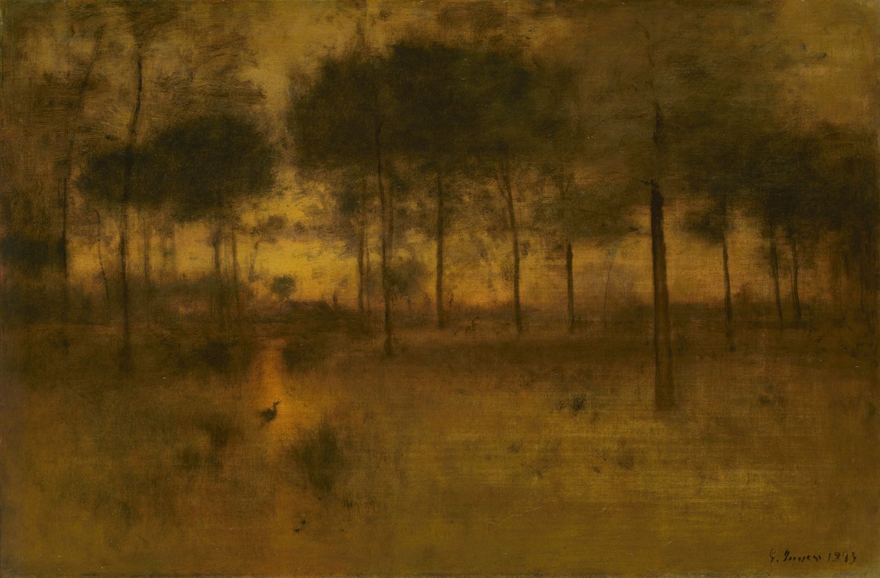 Domov volavek od George Inness