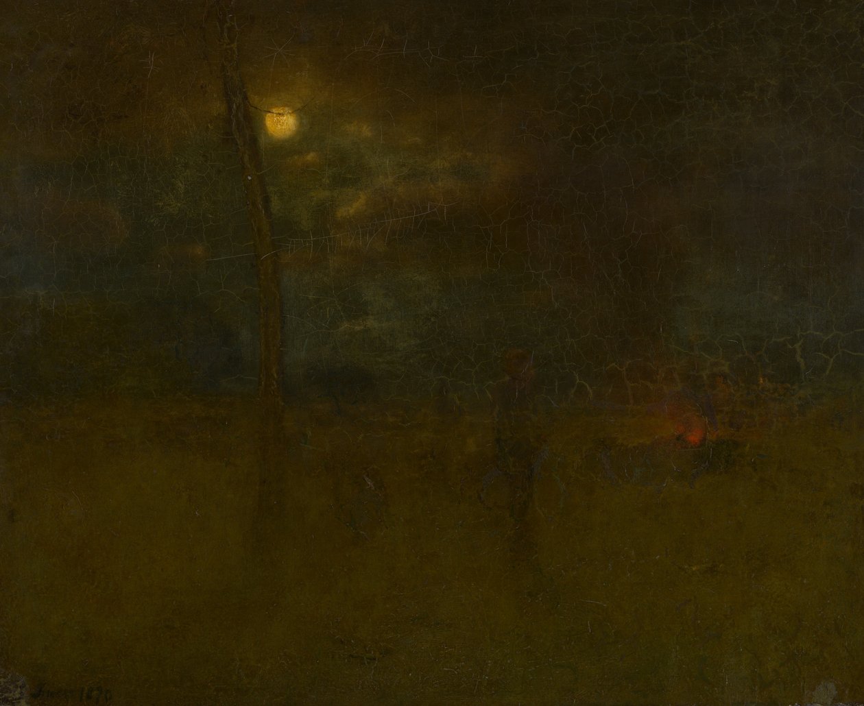 Měsíc v noci od George Inness