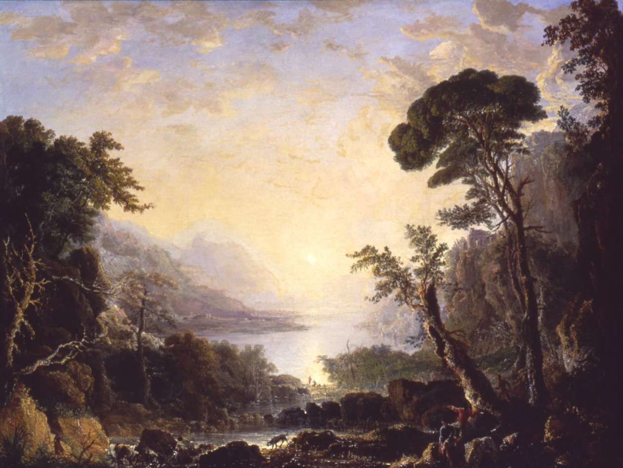 Kompozice, Italská scenérie, 1846. od George Loring Brown