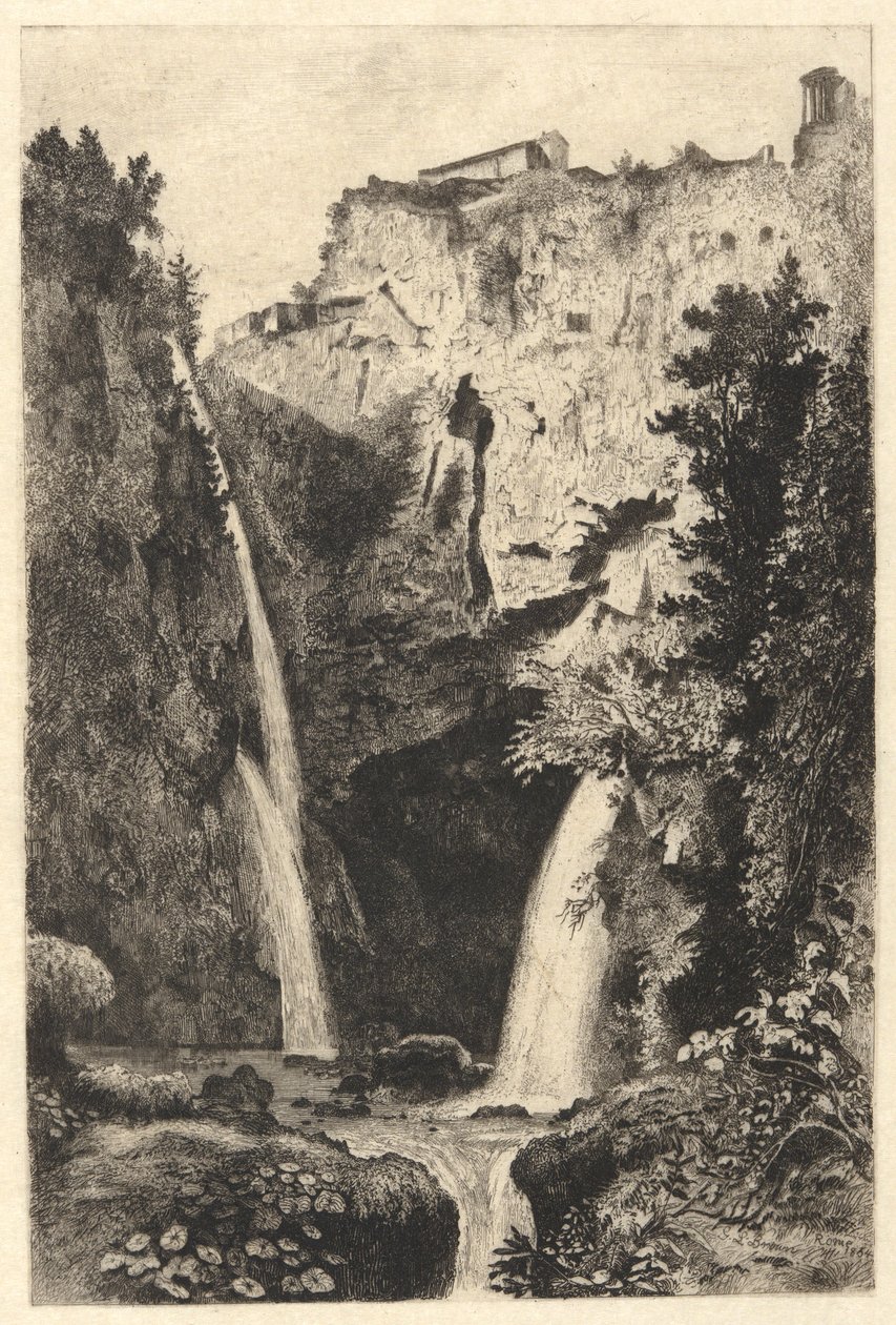 Vodopády Tivoli od George Loring Brown