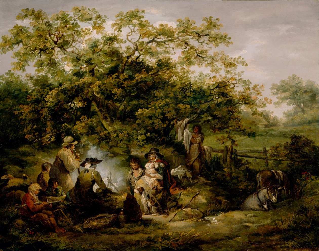 Cikánský tábor od George Morland