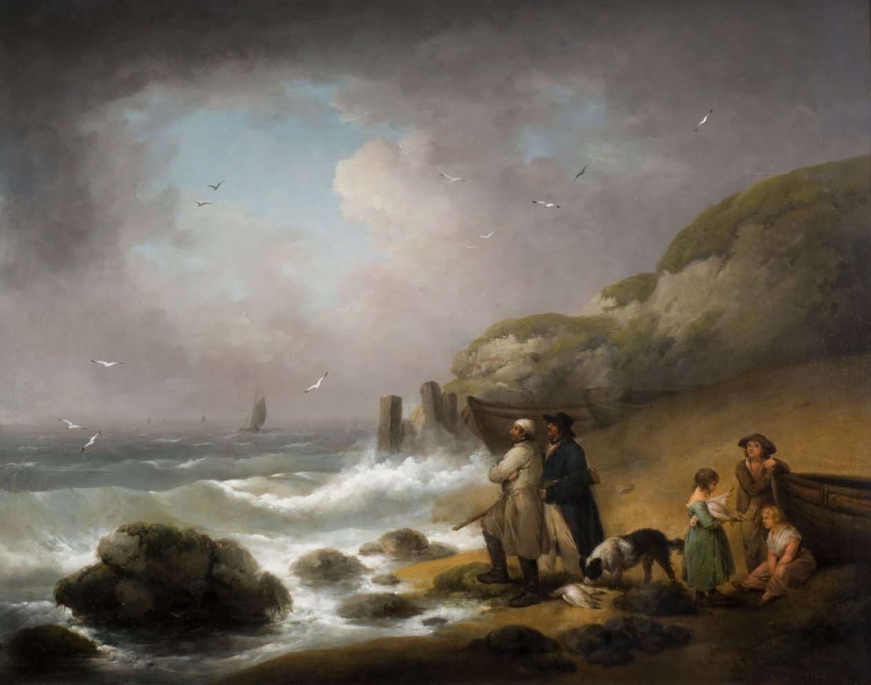 Střelba mořského ptactva, 1795. od George Morland