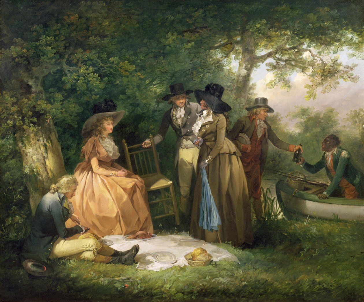 Rybářská restaurace od George Morland