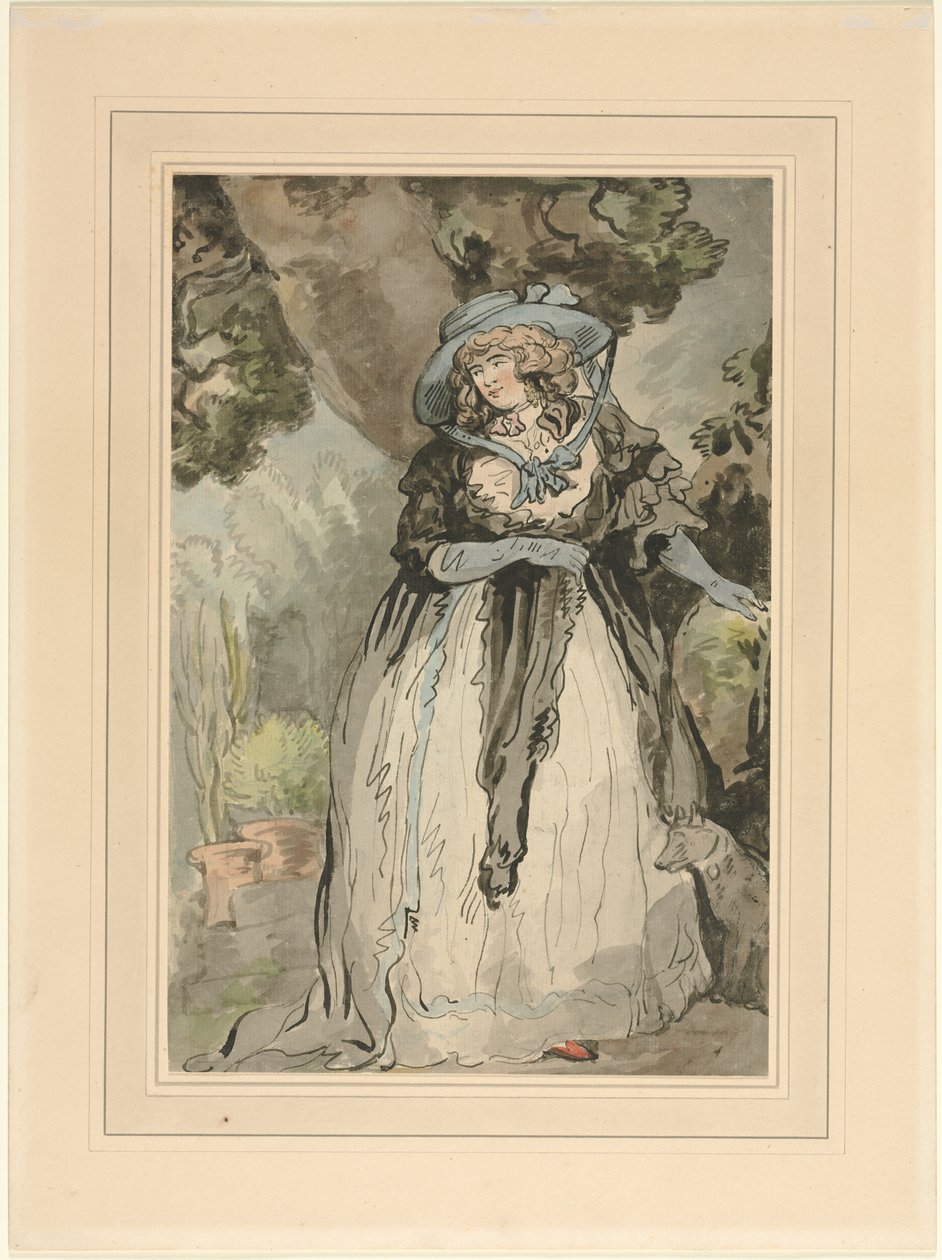 Paní Samuel Howitt, 1700s. od George Murgatroyd Woodward