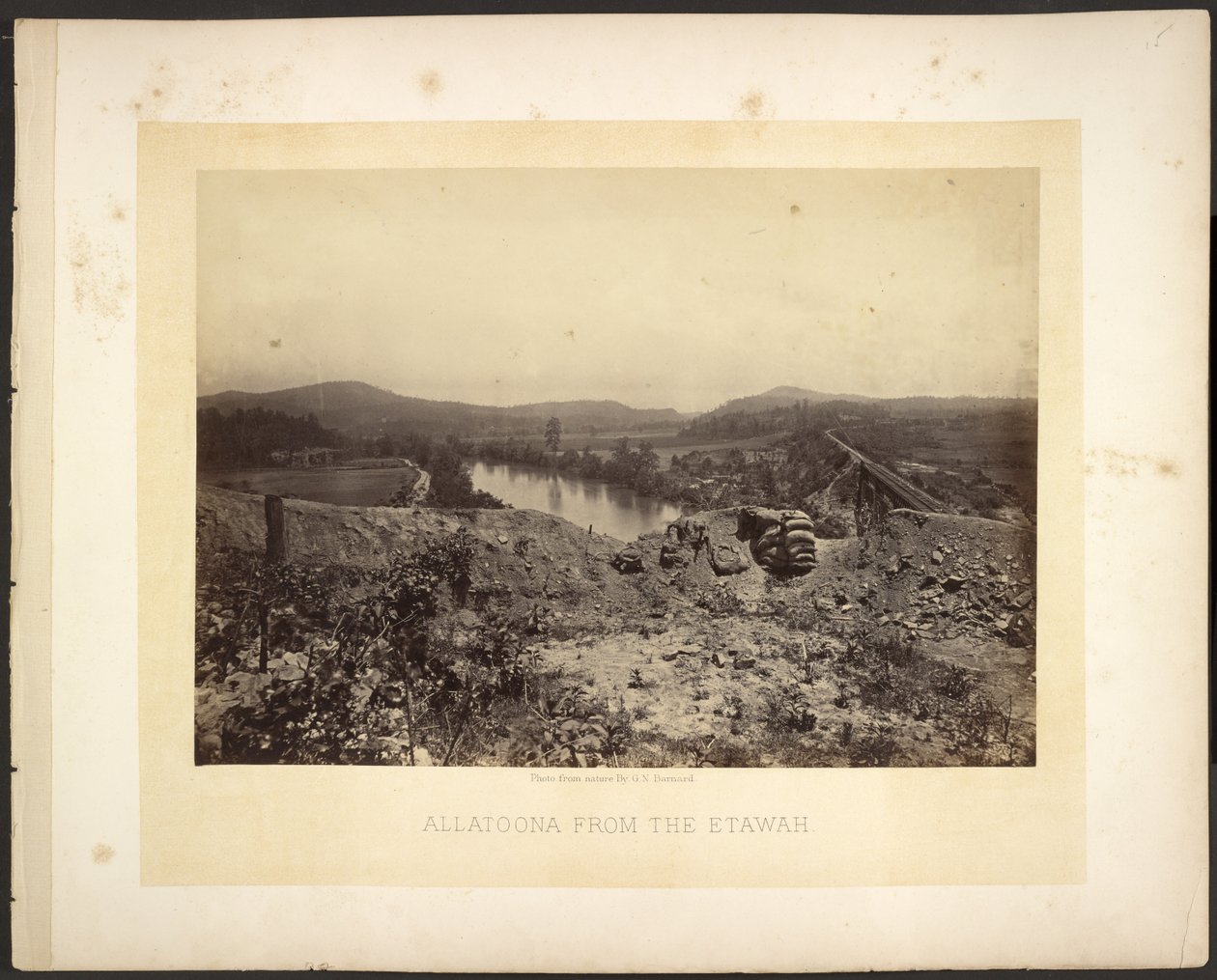 Allatoona z Etawy od George N. Barnard