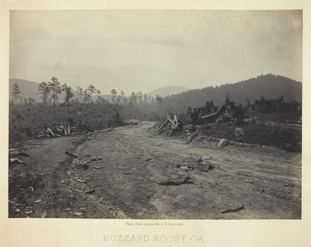 Buzzard Roost, GA, 1866. od George N. Barnard