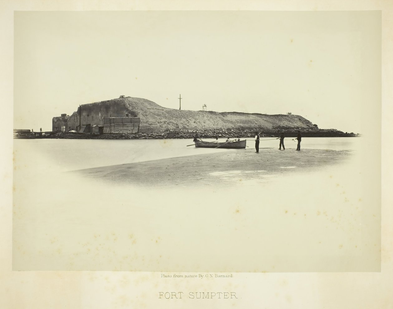 Fort Sumter, 186566. od George N. Barnard