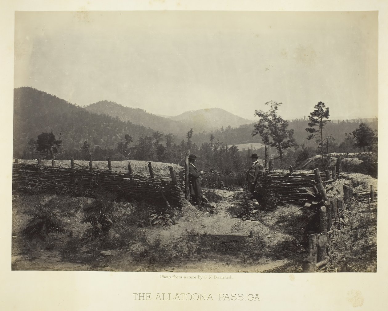 Průsmyk Allatoona, GA, 1866. od George N. Barnard
