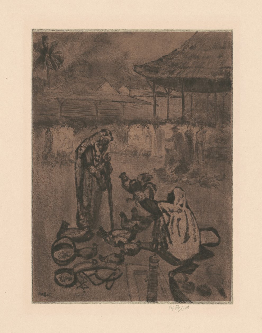 Prodejce kuřat, Trinidad od George Overbury