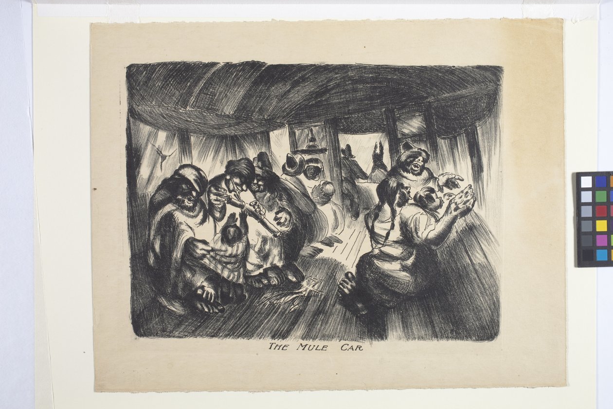 The Mule Car (inkoust, tužka) od George Overbury